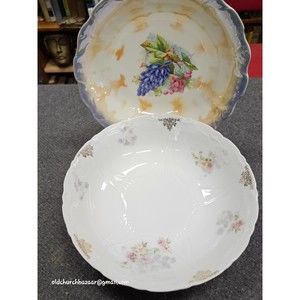 2-pcs Antique Serving/ Berry bowls Not Marked